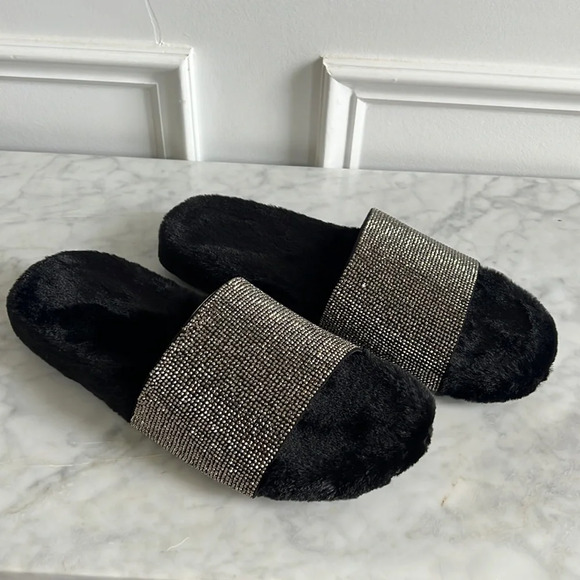 INC International Concepts Shoes - INC international concepts black slides size 9 new in box